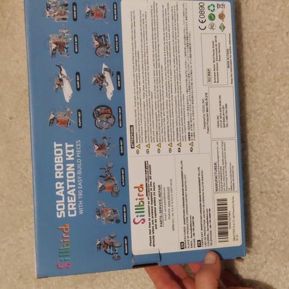 Sillbird, solar robotic creation kit ages 8+ - Picture 2 of 9